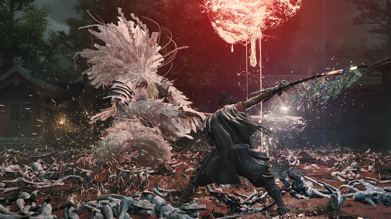 武藏對決幻魔的戰鬥畫面